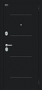 Товар Дверь Лайн Букле черное/Snow Melinga BR5301