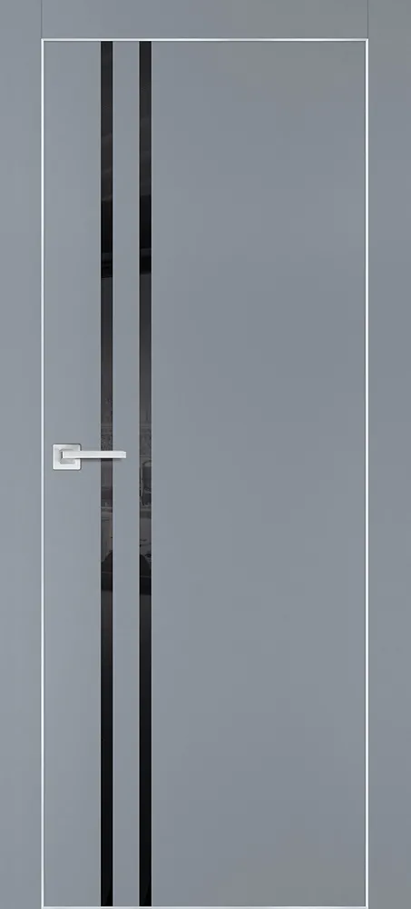 Фото Межкомнатная дверь PX-11  AL кромка с 4-х ст. Серый матовый